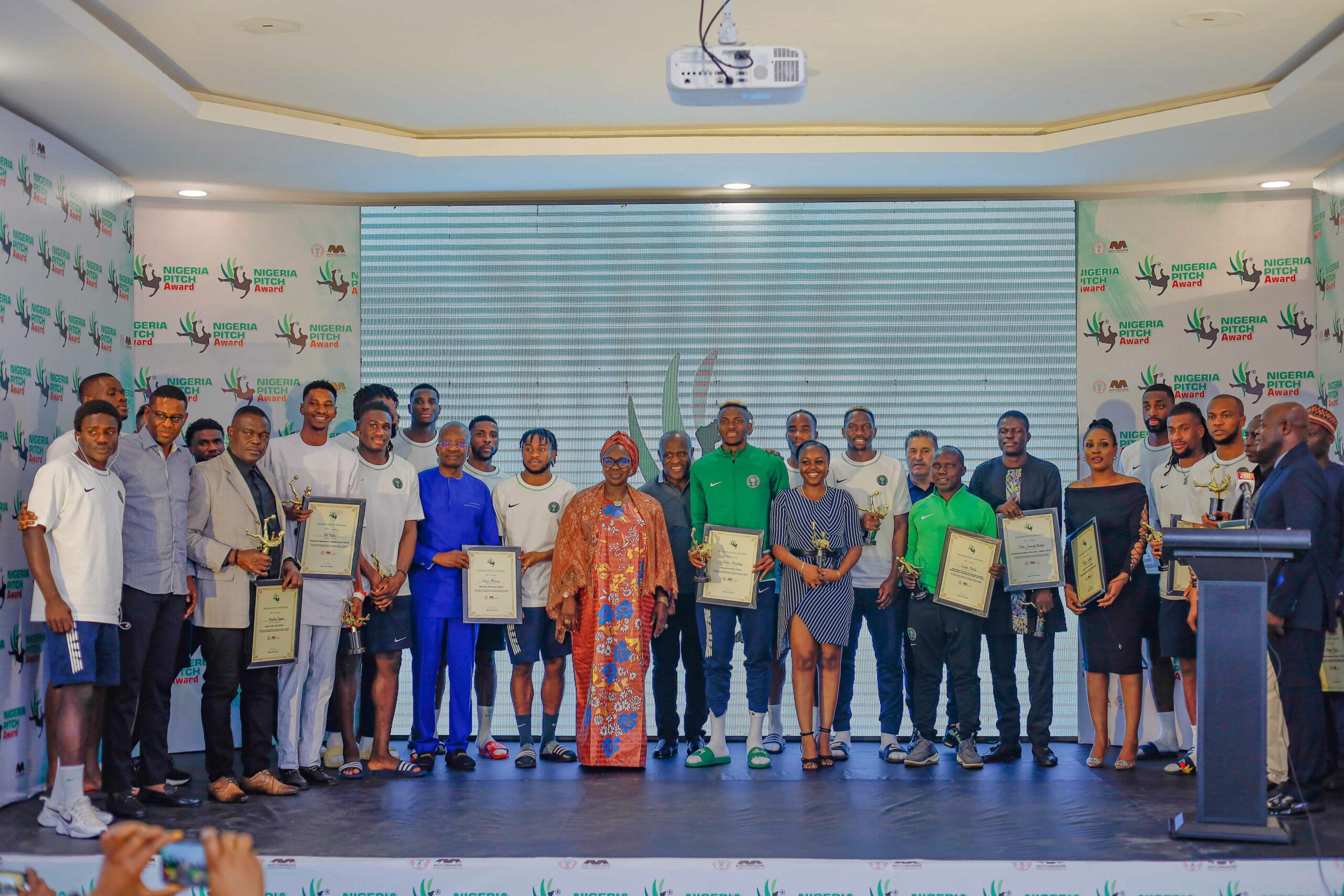 Osimhen, Oshoala Shine At 9th Nigeria Pitch Awards