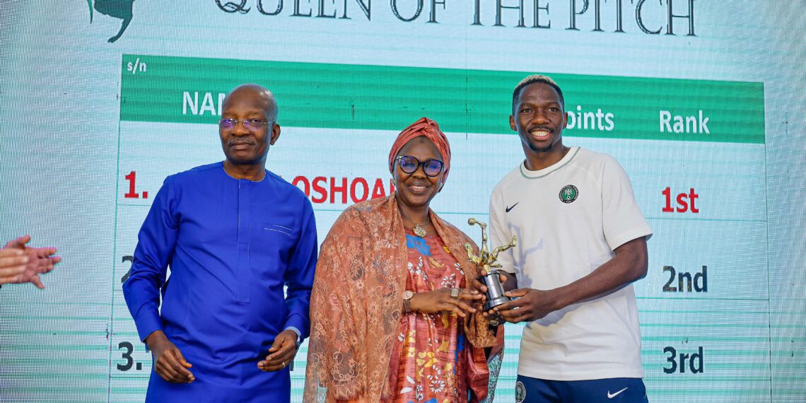 Osimhen, Oshoala Shine At 9th Nigeria Pitch Awards