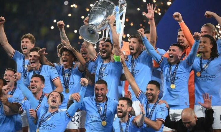 Manchester City Beat Inter Milan To Win 2022-23 Champions League Trophy