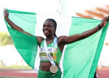 Nigeria's Queen Of The Track, Tobi Amusan Shines At Racers Grand Prix