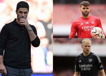 Arteta blows hot after dropping Ramsdale for Raya