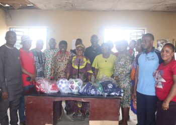 Gulf United FC Donates Sports Equipment To Nigerian School