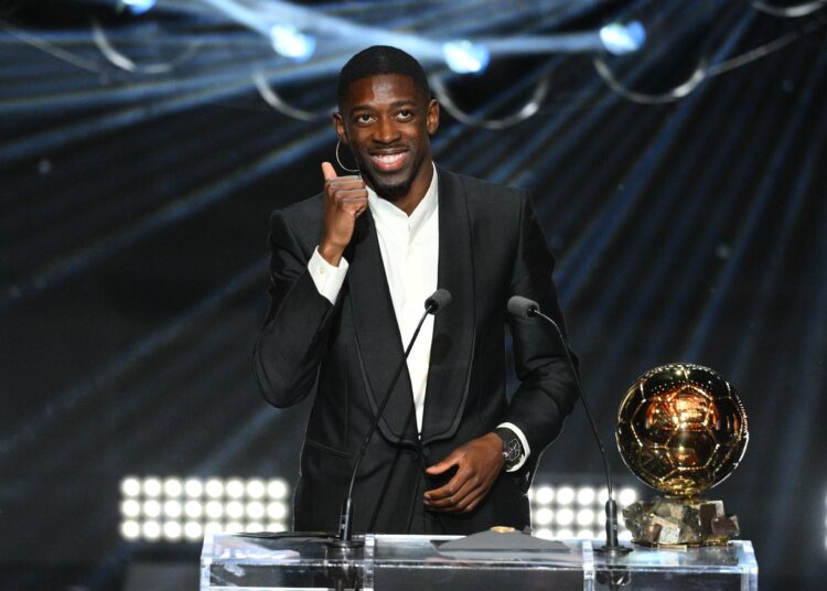Ousmane Dembele Wins 2025 Ballon d'Or award