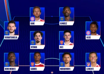 PSG, Arsenal Dominate Champions League Team of the Season